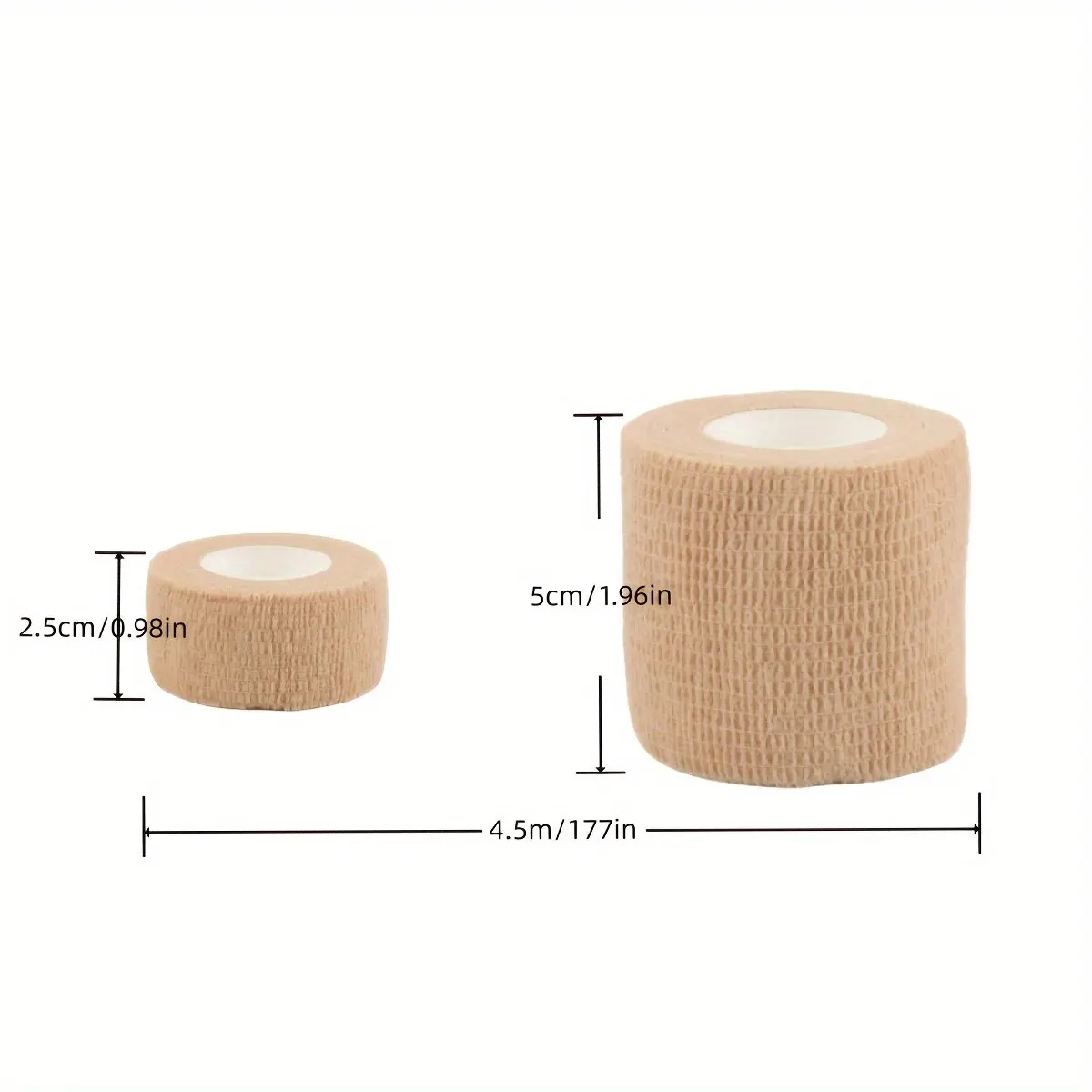 Self-adhesive Bandage Tapes, Elastic Non-woven Bandage, For Wrist, Fingers, Ankle Sprains , Swelling And Table Corner Anti Slip