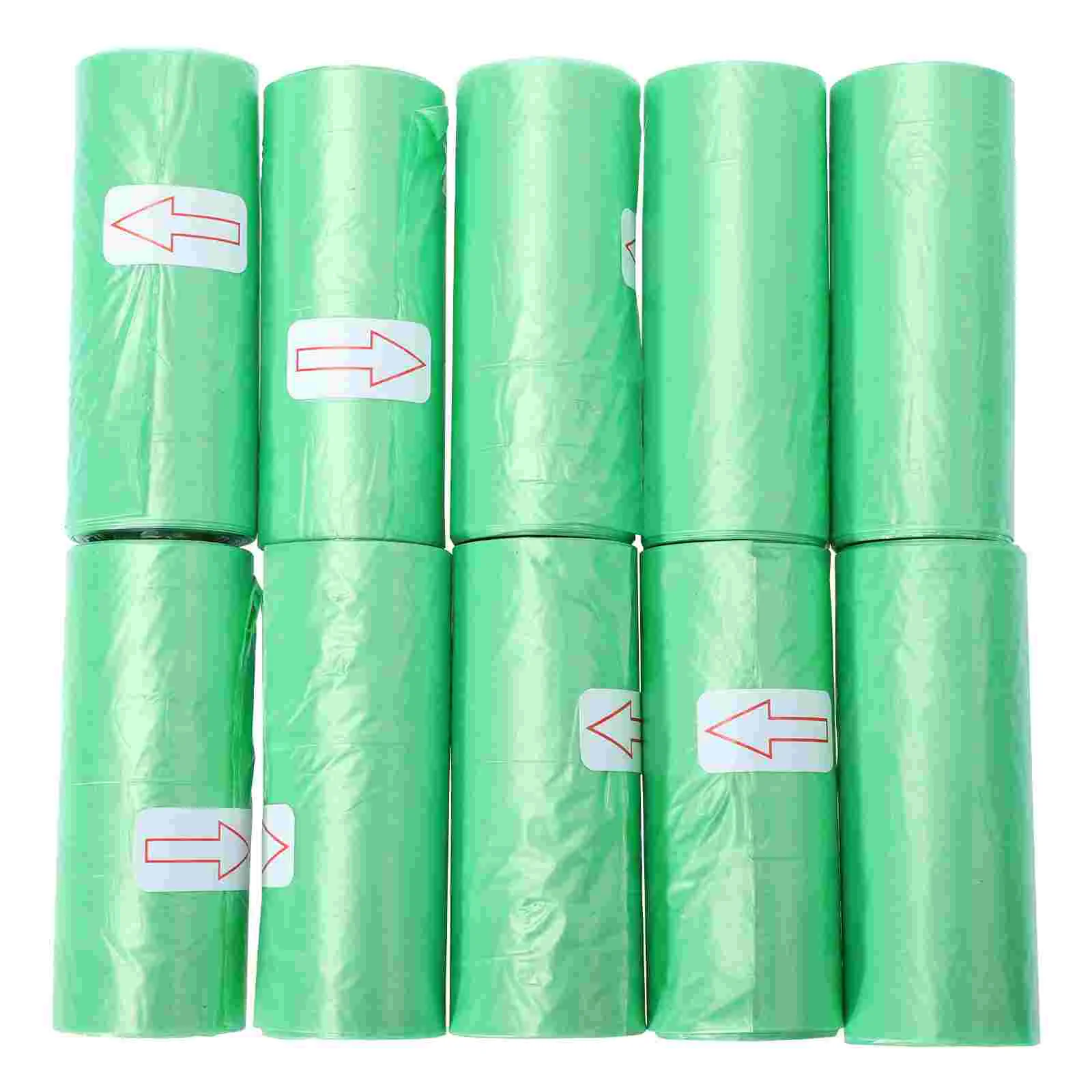 10 Rolls Trash Plastic Bag Garbage Bags Plastic Large Dog Poop Small Refill Diapers Rubbish Baby Storage Bags(Random Color)