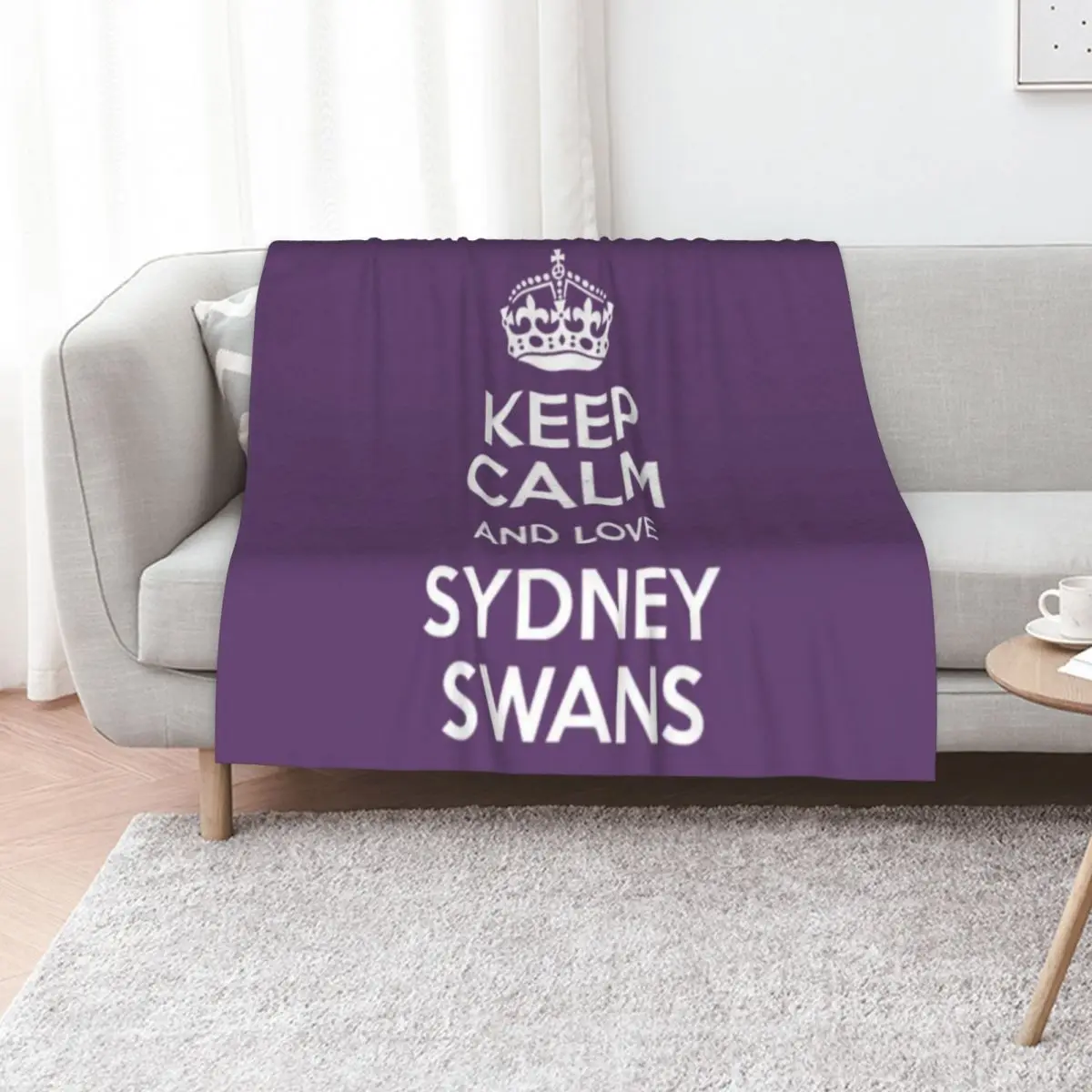 Sydney swans football club AFL Footy \t \t Throw Blanket Cute Plaid decorative Heavy Bed Plaid on the sofa sofa bed Blankets