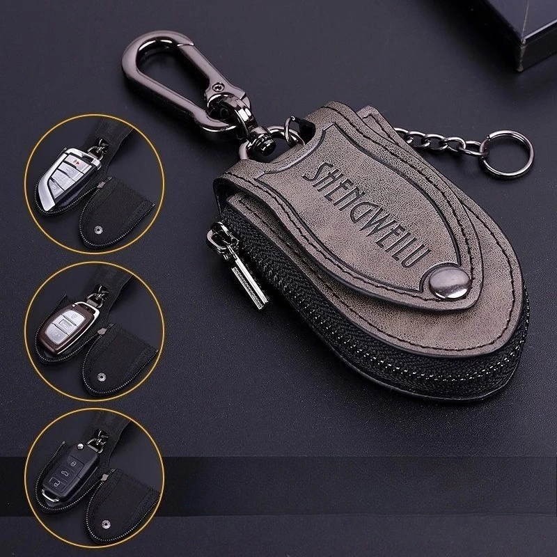 

Car Key Case Universal Case Men and Women Waist Padlock Keychain Couple Mini Car Protector