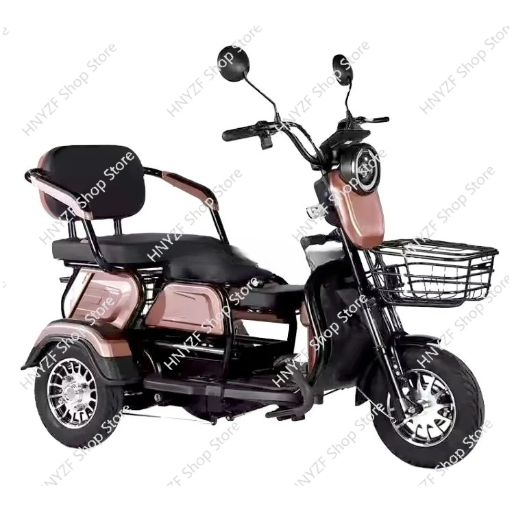 3 Wheel Electric Tricycles China Made Fat Tire Fast Electric Scooter Two-Seater Electric Bike