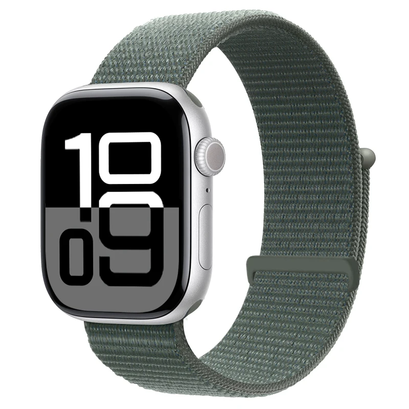 حزام لساعة أبل الفرقة 45 مللي متر 44 مللي متر 40 مللي متر 42 مللي متر 41 مللي متر 46 مللي متر 49 مللي متر الرياضة النايلون حلقة سوار Correa iWatch سلسلة 10 9 SE 8 7 Ultra 2