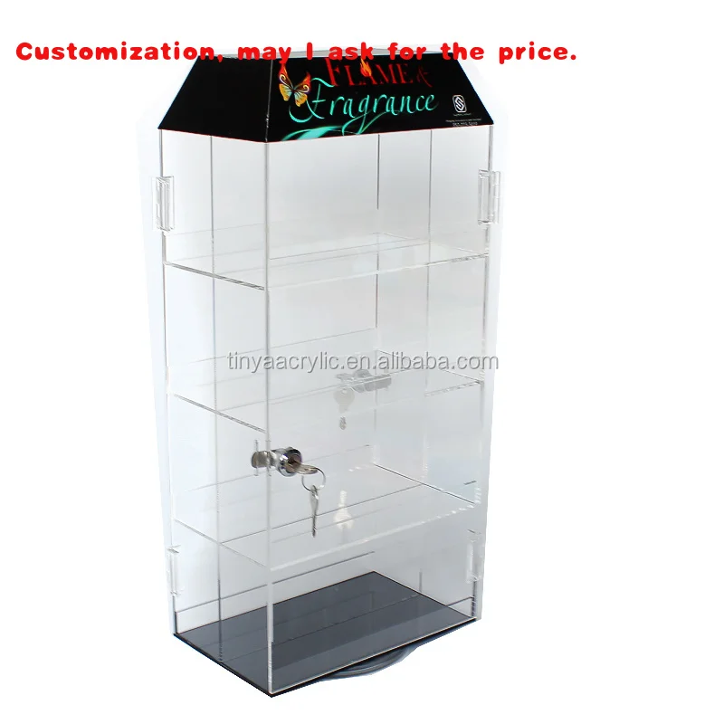 custom.Rotating Cell Phone Accessories Counter Top Display Rack Car, Home, Braided Cables and Earpho