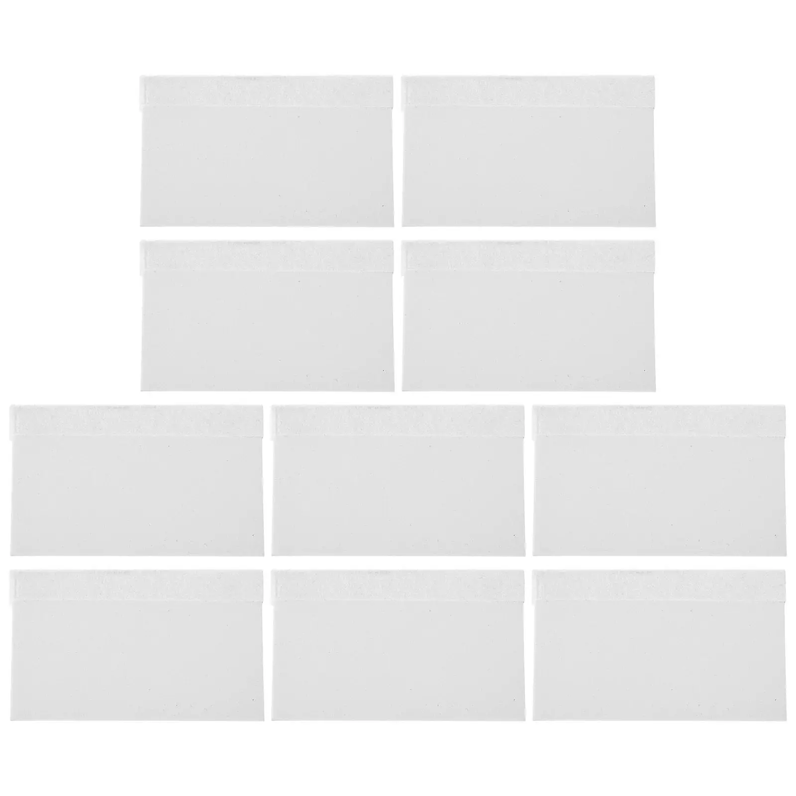 10Pcs Phone Screen Film Squeegee Cardboard Scraper Tool Bubble Remover Phone Film Application Smoothing Tool Screen Scratch