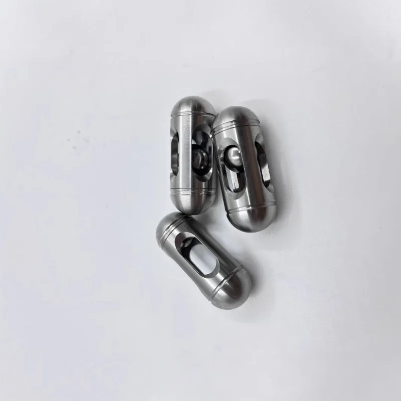 NDEDC Snap Bead Draagbare CNC-gefreesde roestvrijstalen fidget spinner bureau-stressverlichter