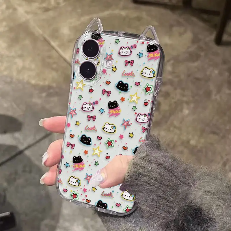 Cute Black White Ca…