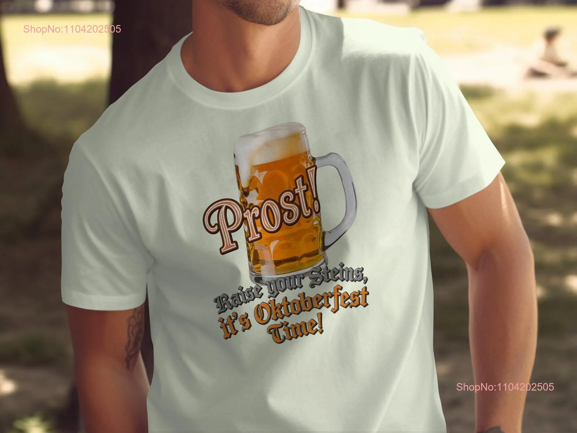 Oktoberfest T Shirt Prost Beer Mug Raise Your Steins Festival Celebration Top Fun German Drinking long or short sleeves