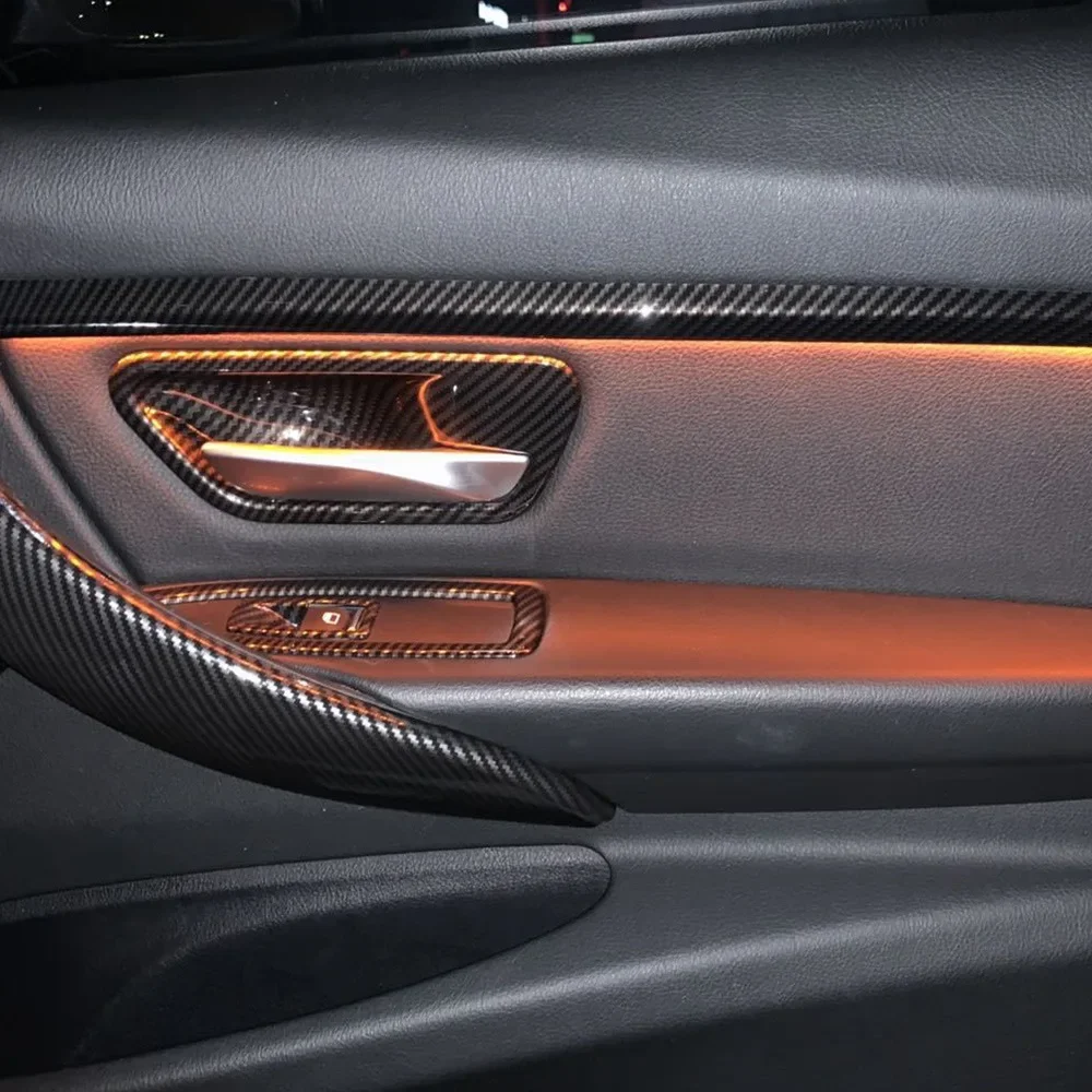 Car Window Glass Lift Button Decoration Panel Trim Decoration Cover for BMW 1 3 Series 3GT F20 F30 F31 F34 F36