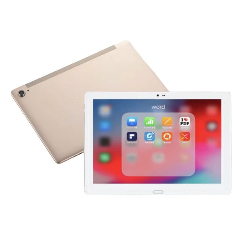 Type-C 1920 x 1200 IPS 10.6 بوصة أندرويد 8.0 4G مكالمة هاتفية تابلت MTK9797 رباعي النواة 2GB + 32GB 6000mAh بطاقات Sim * 2