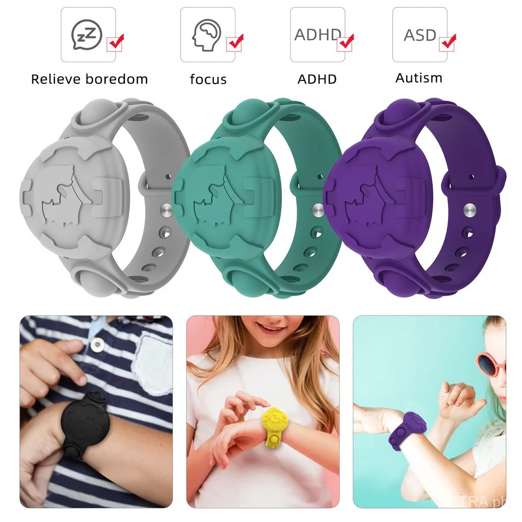 AirTag Wristband Designed for Children | Compatible with Apple AirTag | Ages 1-12 | Anti-Loss Locator | Lightweight Watch Band f