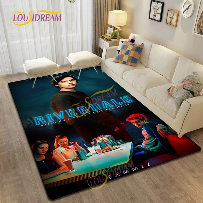 3D Riverdale Printed mysteries Style Soft Rug Flannel Soft Bedroom Living Room Kids Room Home Decor Play Yoga Area Rug carpet.