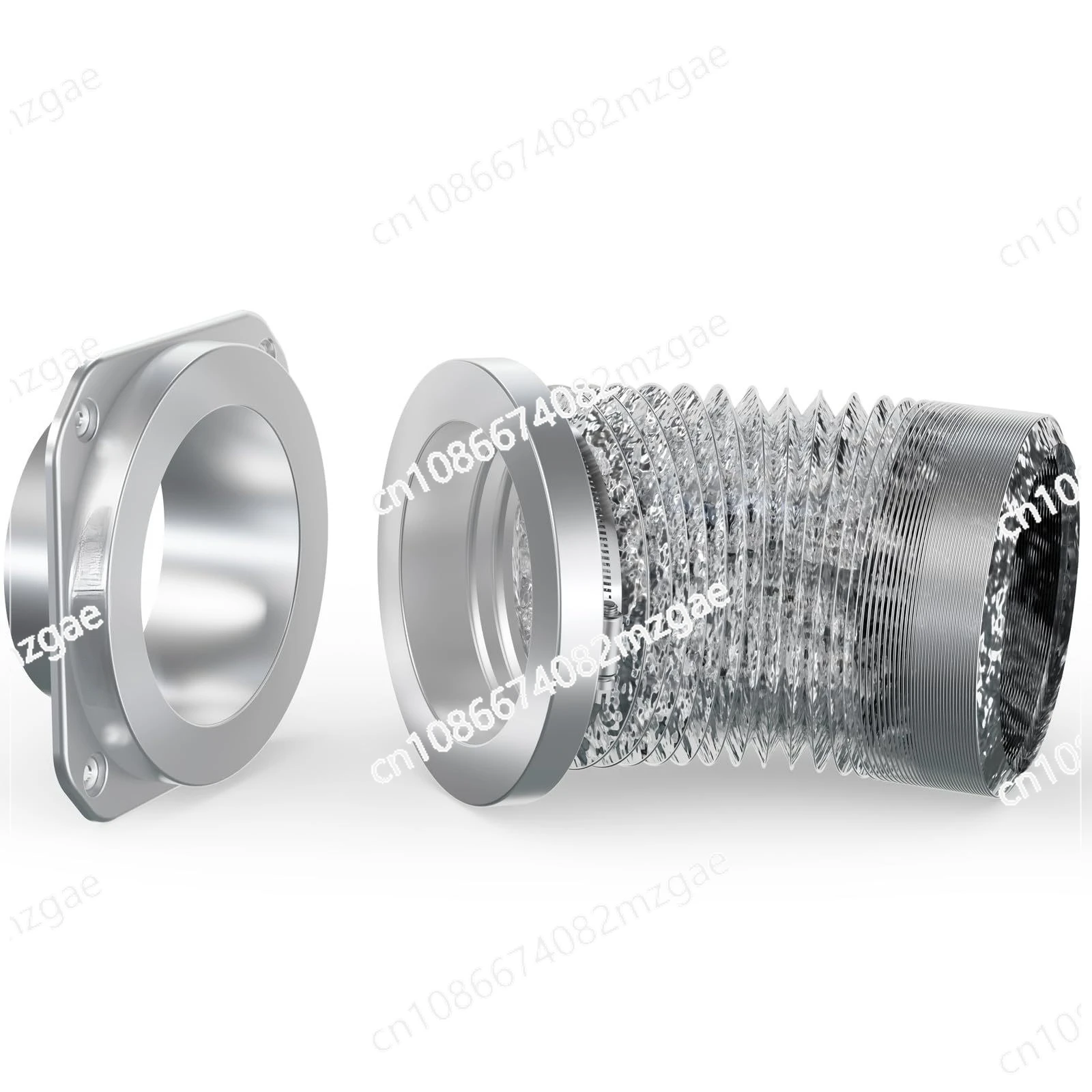 

Magnetic Dryer Dryer Vent Coupler Sealed Magnetic Flange Quick Connector with Accessories