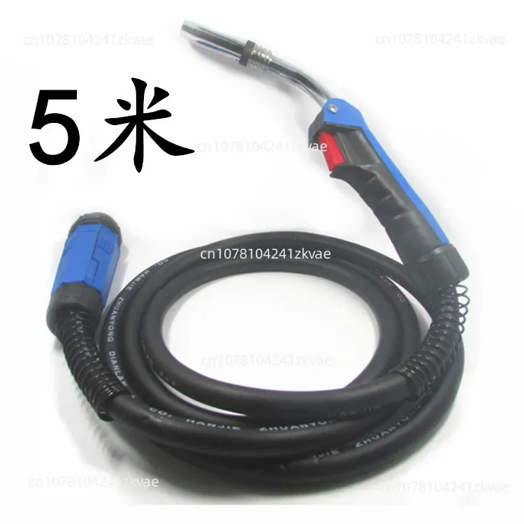 MB24 MIG Welding Gun with 5 Meter Long Lead Wire, Welding Torch Parts 24KD CO2