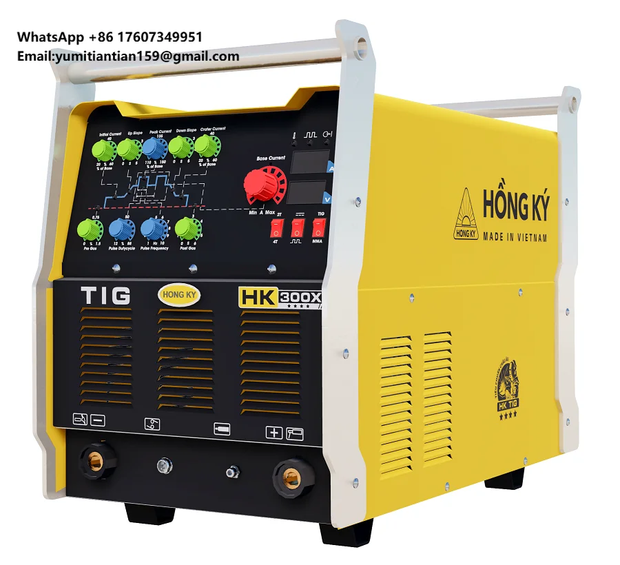 

HKTIG 300X 300A MMA DC TIG Welding Machine From Vietnam Manufacturer 380V Input 32 Provided INVERTER 20 Soldadora Inverter 100%