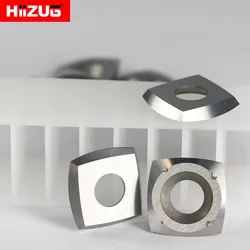 NAF 12mm/14mm/13mm/15mm Square Carbide Inserts Cutters Negative Rake 10pcs, for Woodturning Lathe Tools Carpentry Tools