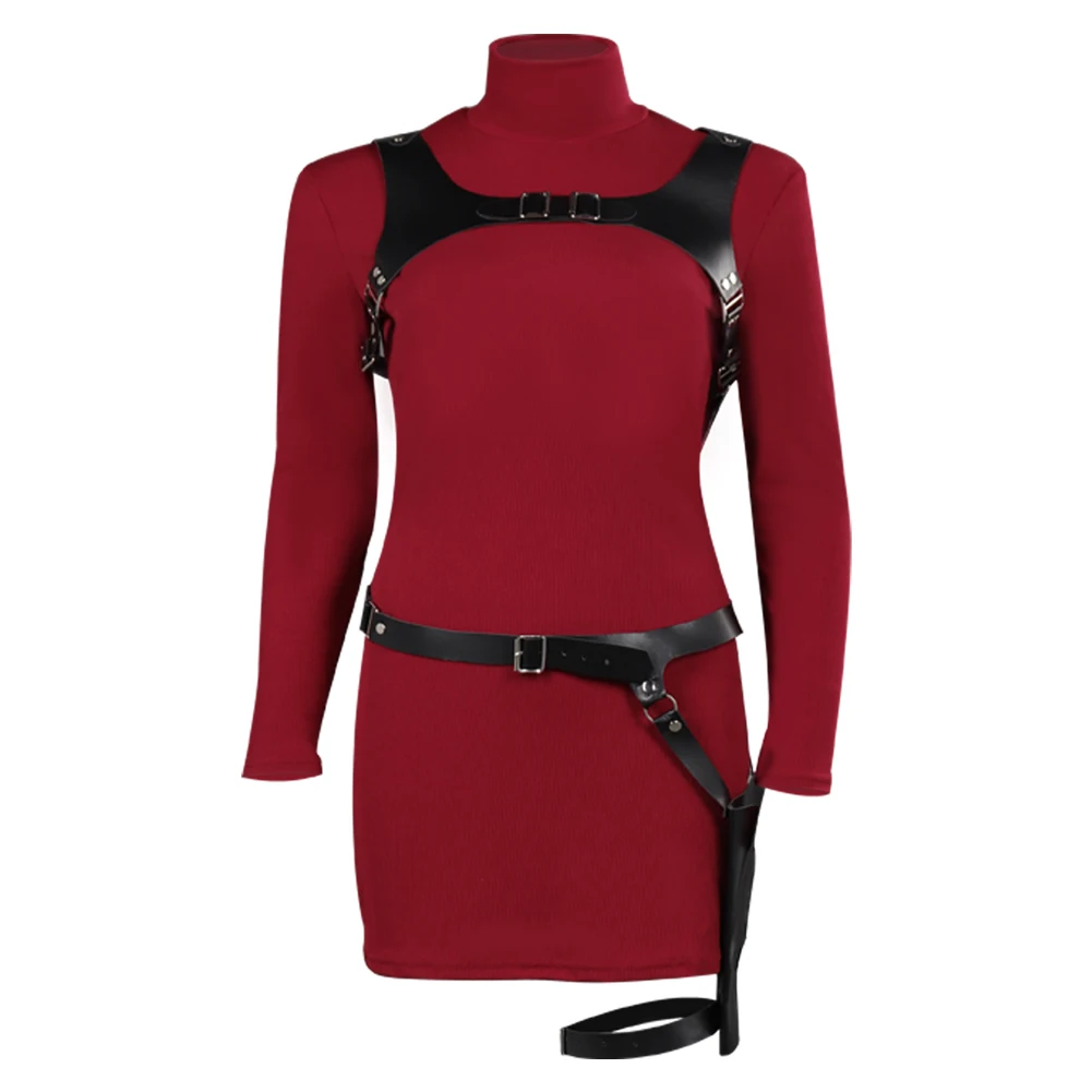 Resident 4 Ada Wong Costume Cosplay vestito per le donne ragazze Roleplay parrucche vestito bambini adulto Halloween carnevale travestimento vestito