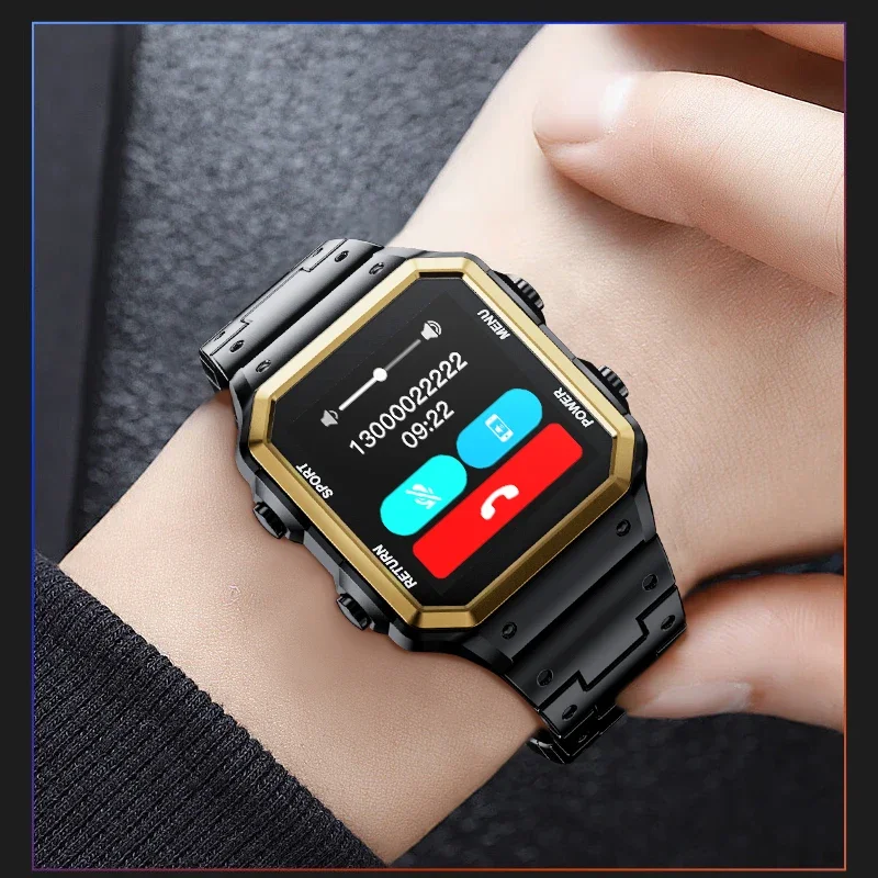 Men's Smart Watch for 2024 with Bluetooth Features