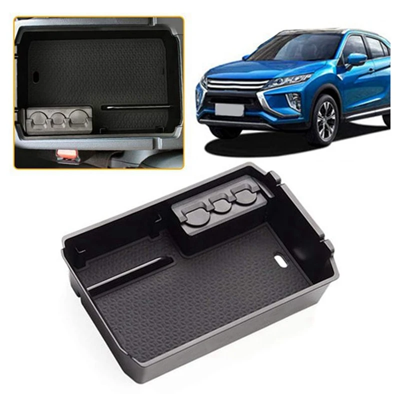 Central Armrest Storage Box Modified Central Control Coin Storage Box Storage Box For Mitsubishi Eclipse Cross 2017-2019