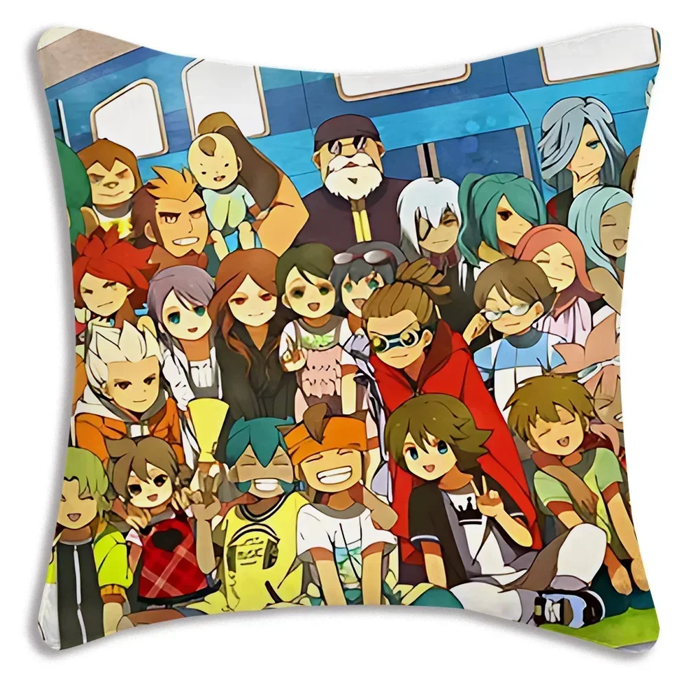 Anime Inazuma Eleven Pillow Covers Cartoon Sofa Decorative Home Double-sided Printing  Cute Cushion Cover