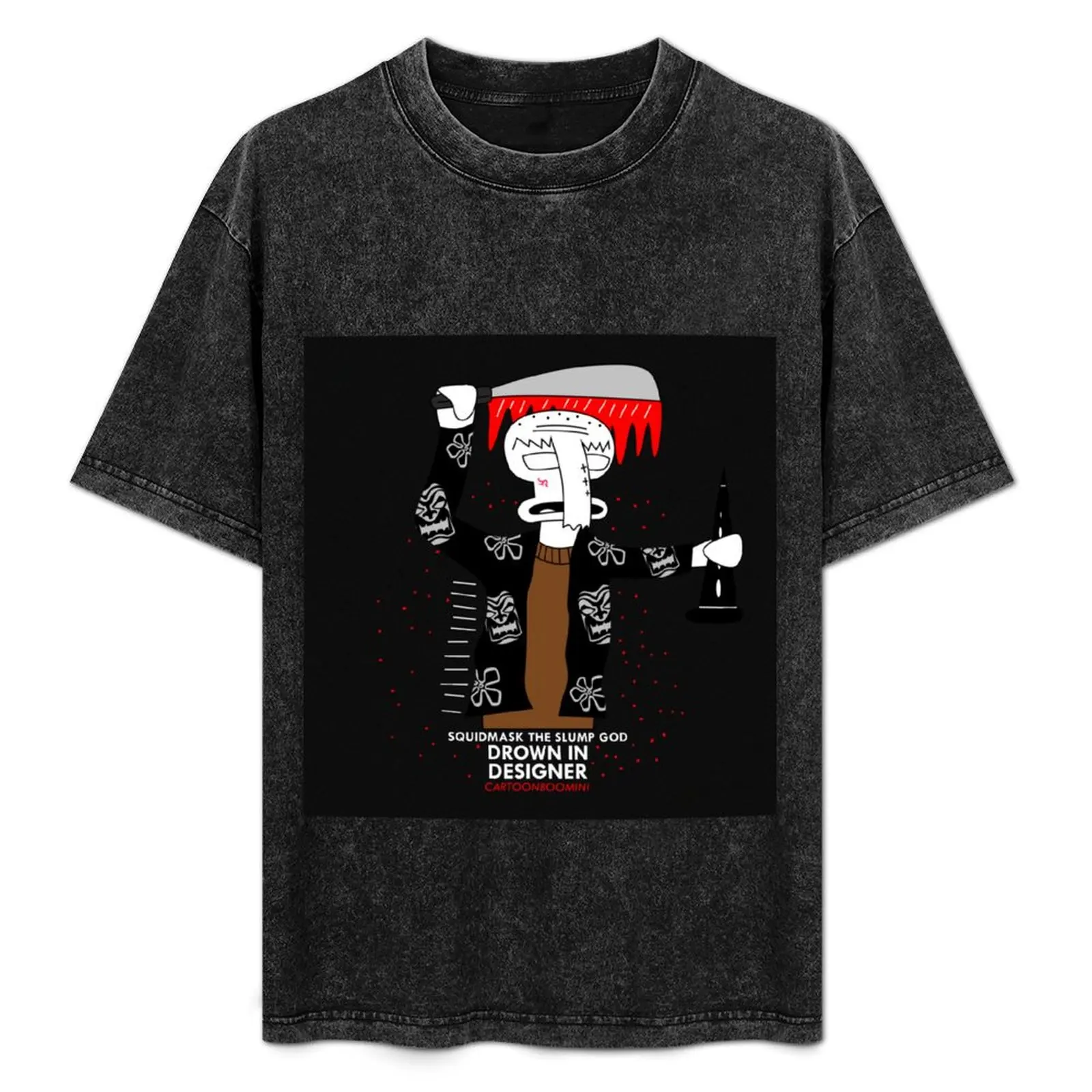 

sqUID MAsk tHE slUMp GOD T-Shirt Big Size Simple T-Shirt