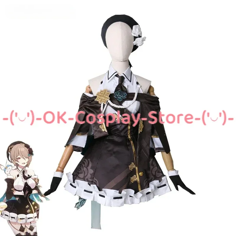 Game Honkai Impact 3 Rita Rossweisse Cosplay Costume Women Cute Dress With Hat Party Suit Halloween Carnival Uniform Custom Made