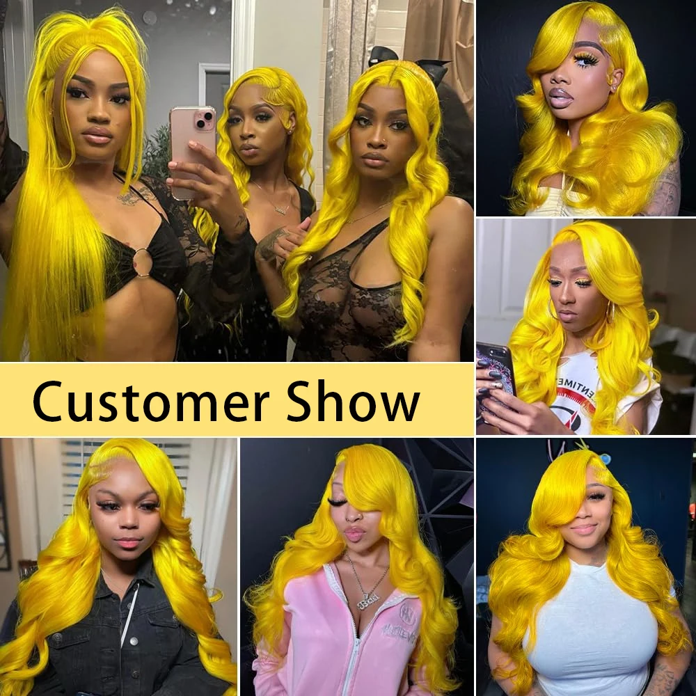 Wig renda depan HD transparan 613 13x4 13x6 kuning Wig 613 lurus Brasil Wig renda depan berwarna Remy