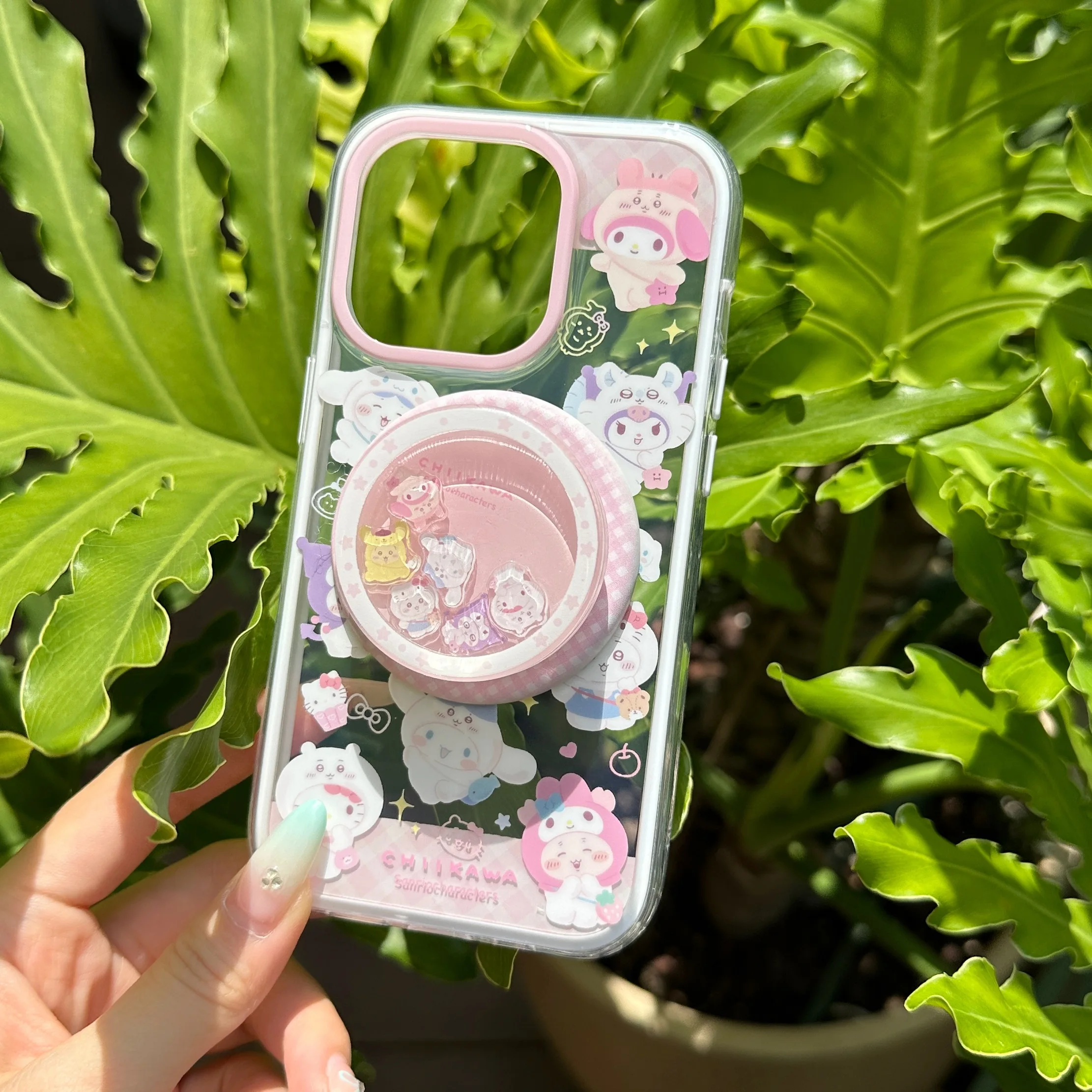 

Cute Cartoon Sanrio Hello Kitty Kuromi Melody Mobile Phone Case for IPhone 16ProMax 16Pro 16 15 14 13 ProMax Phone Case