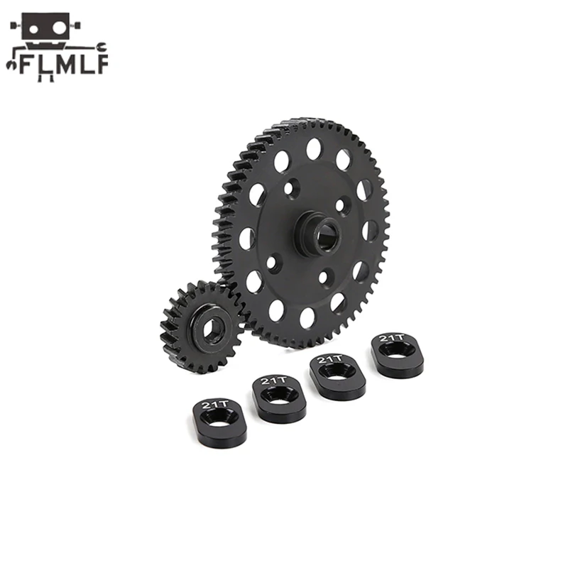 Rc Car Metal Medium-difference High-speed Helical Gear 58T/21T Kit Fit 1/5 Losi 5ive-t Rofun Rovan LT King Motor X2 Truck Parts