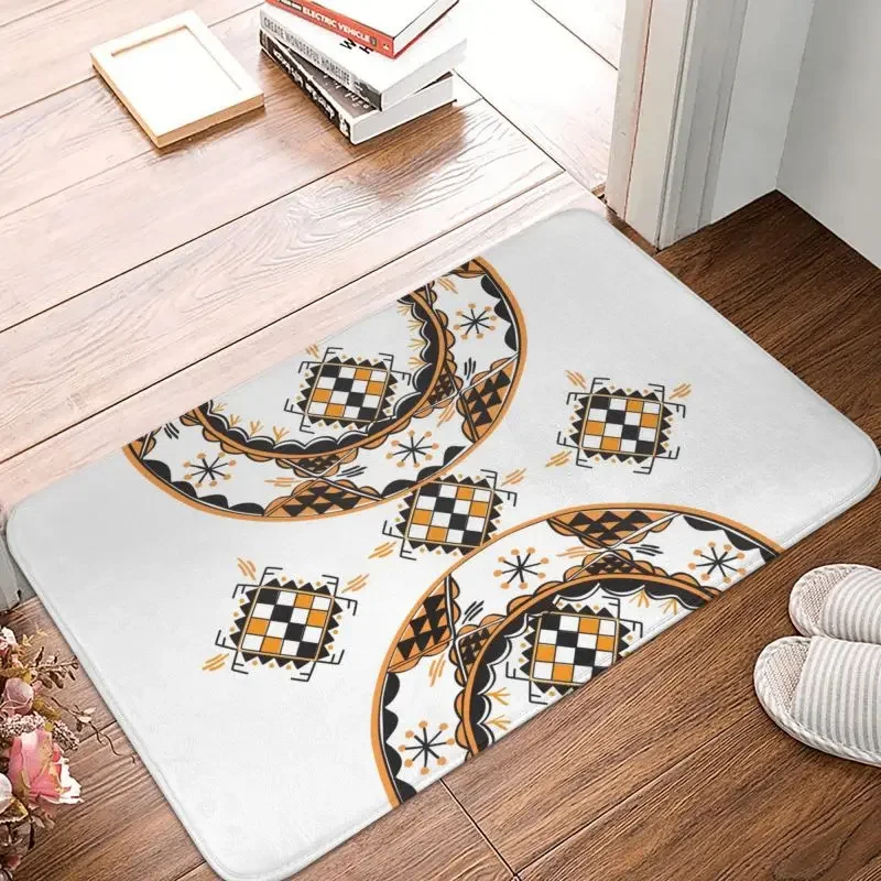 Custom Z Imazighen Doormat Mat Anti-Slip Kabyle Berber Amazigh Proud Bathroom Kitchen Toilet Rug Carpet 40*60cm
