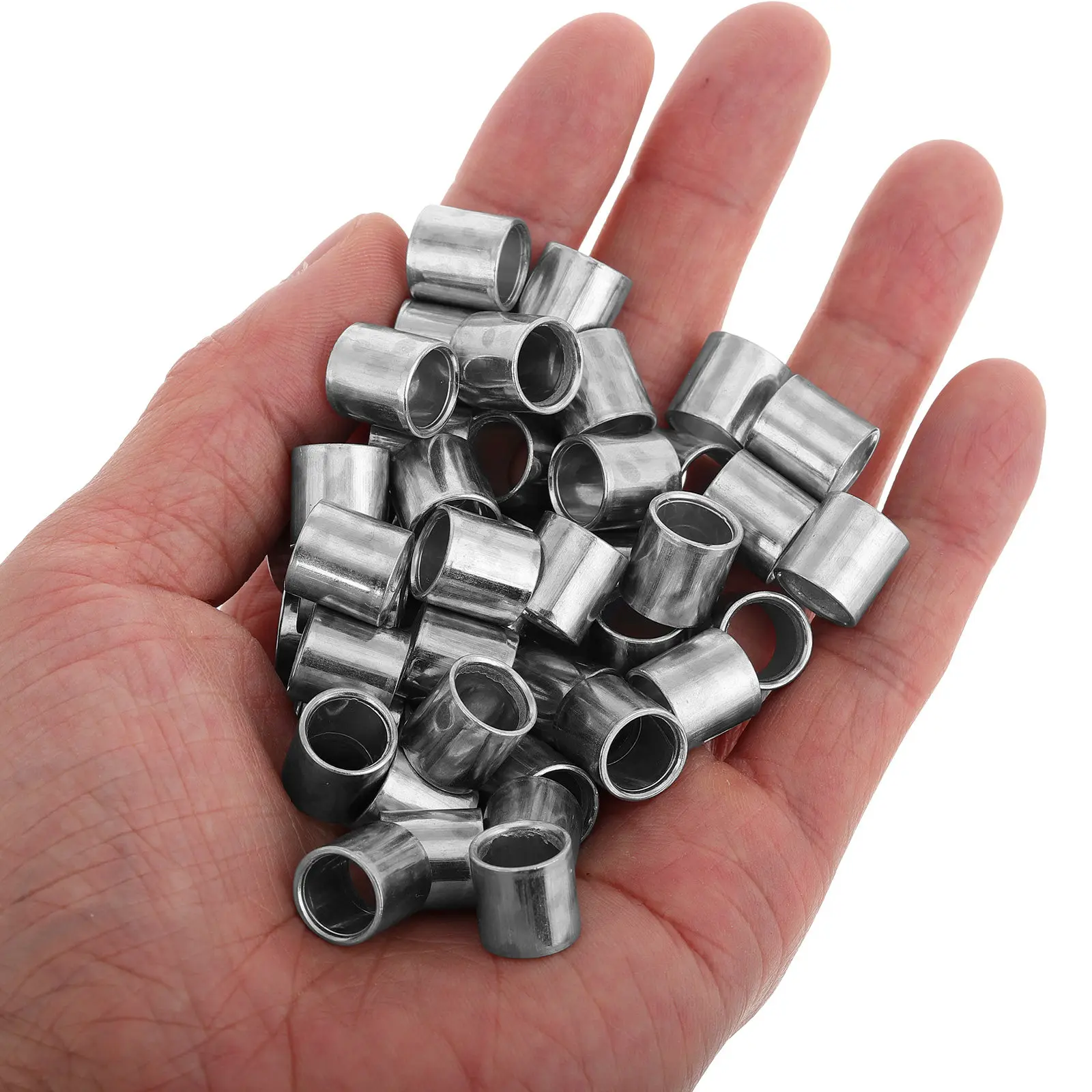 

50Pcs Skateboard Bearing Sleeves Precision Bearing Retainers Wheel Rotation Stabilizers Replacement Skateboard Wheel Holders