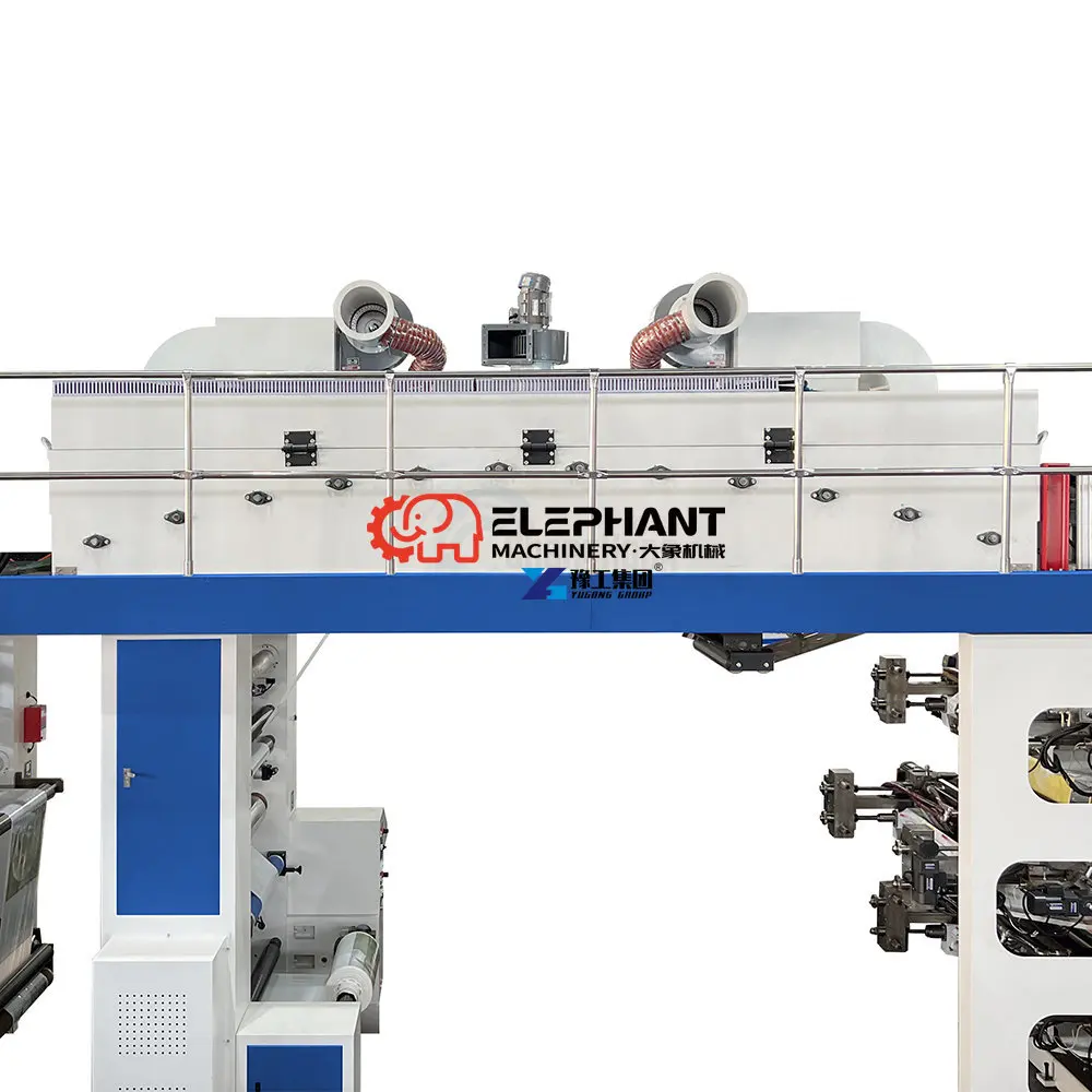 China Manufacturer Energy Efficient 4 6 Color Ci Flexo Printing Machine for Plastic and Paper Materials