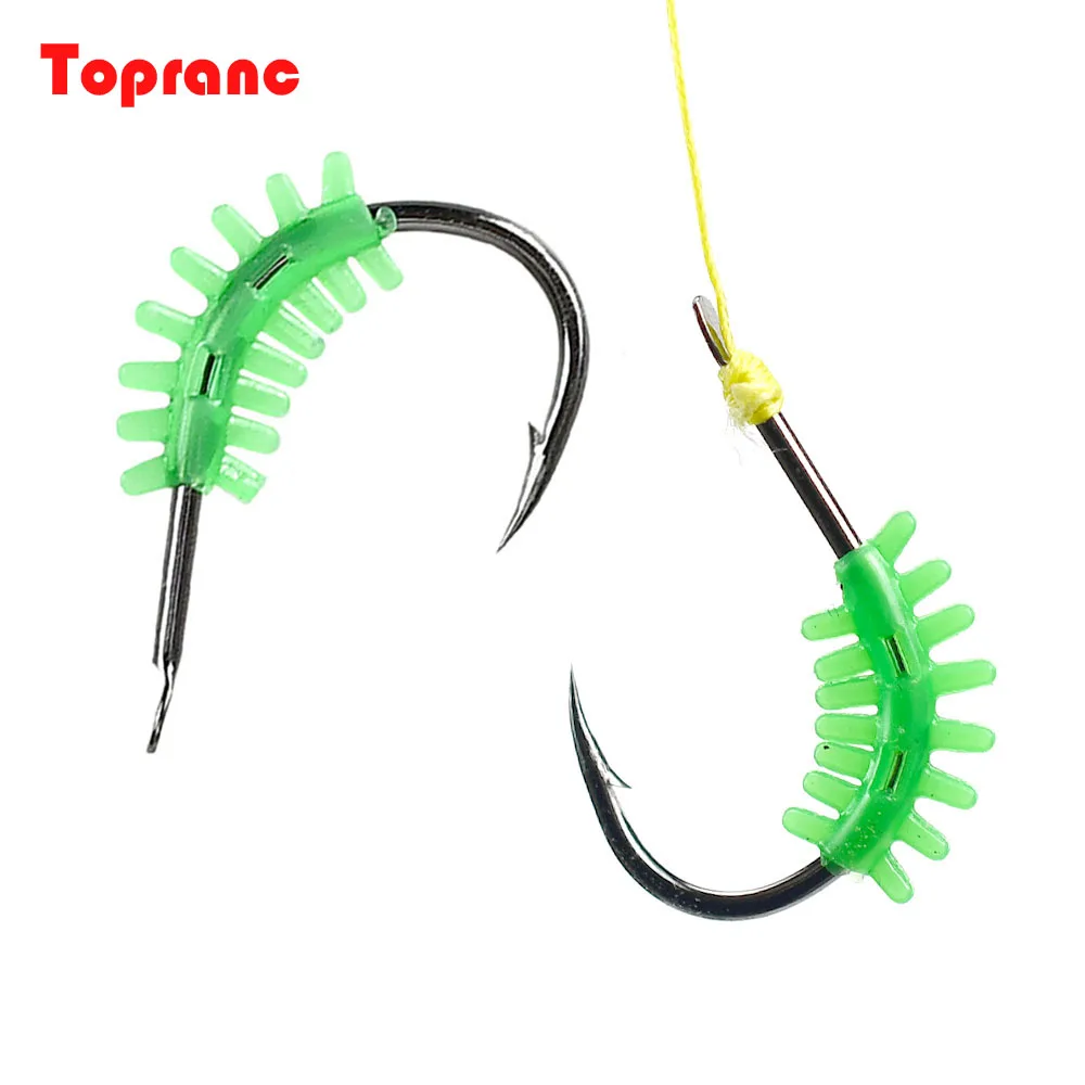 MNFT 44 Stück/Packung Bionic Grass Angelhaken-Angelset für Salzwasser- und Süßwasser-Angelzubehör 3 #   to13 #   Größenhaken