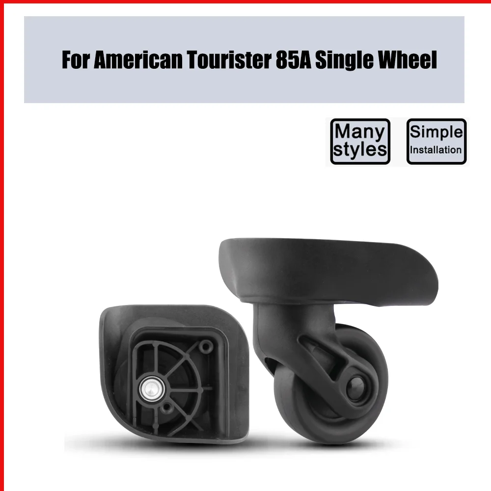 

For American Tourister 85A Trolley Case Wheel Pulley Sliding Casters Universal Single Wheel Silent Smooth Wear-resistant Black