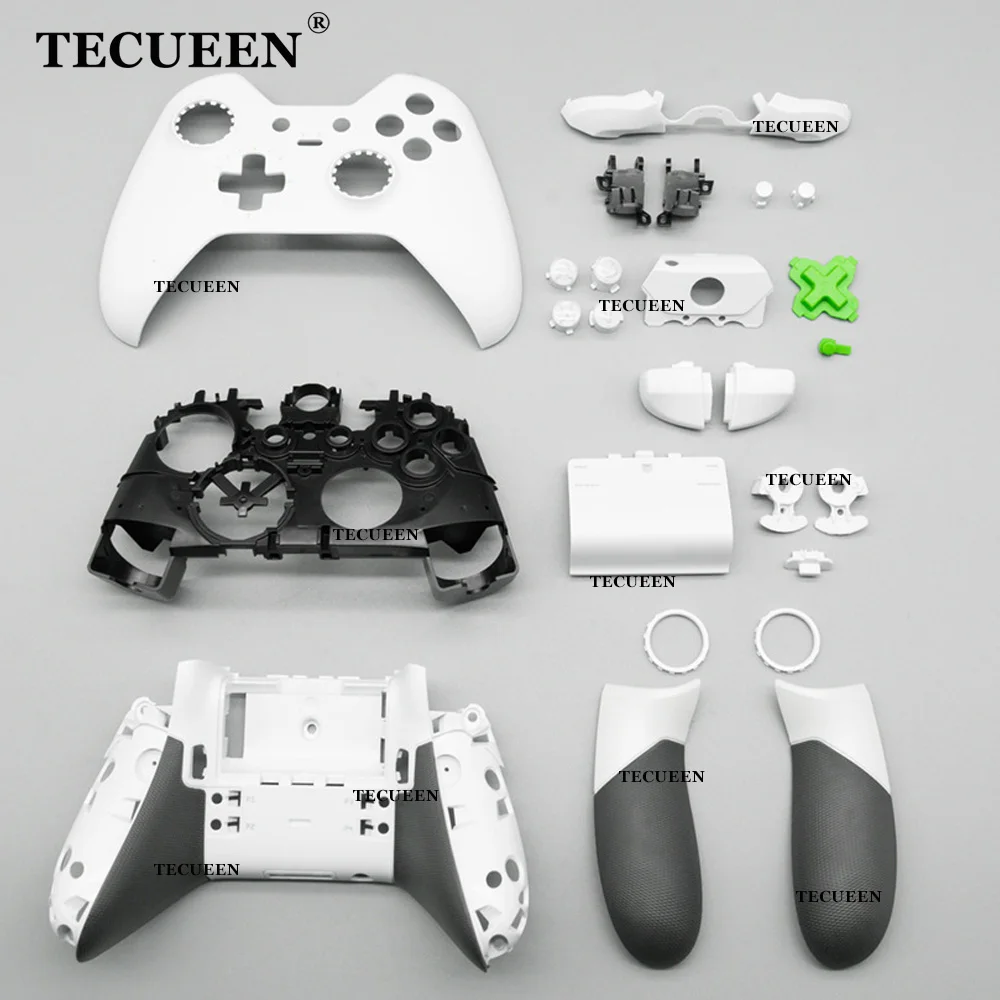 

Для контроллера Xbox One Elite Series 1, сменная Крышка для самостоятельной сборки, лицевая панель, передняя крышка, верхняя и нижняя деталь для аккумулятора, запасные части