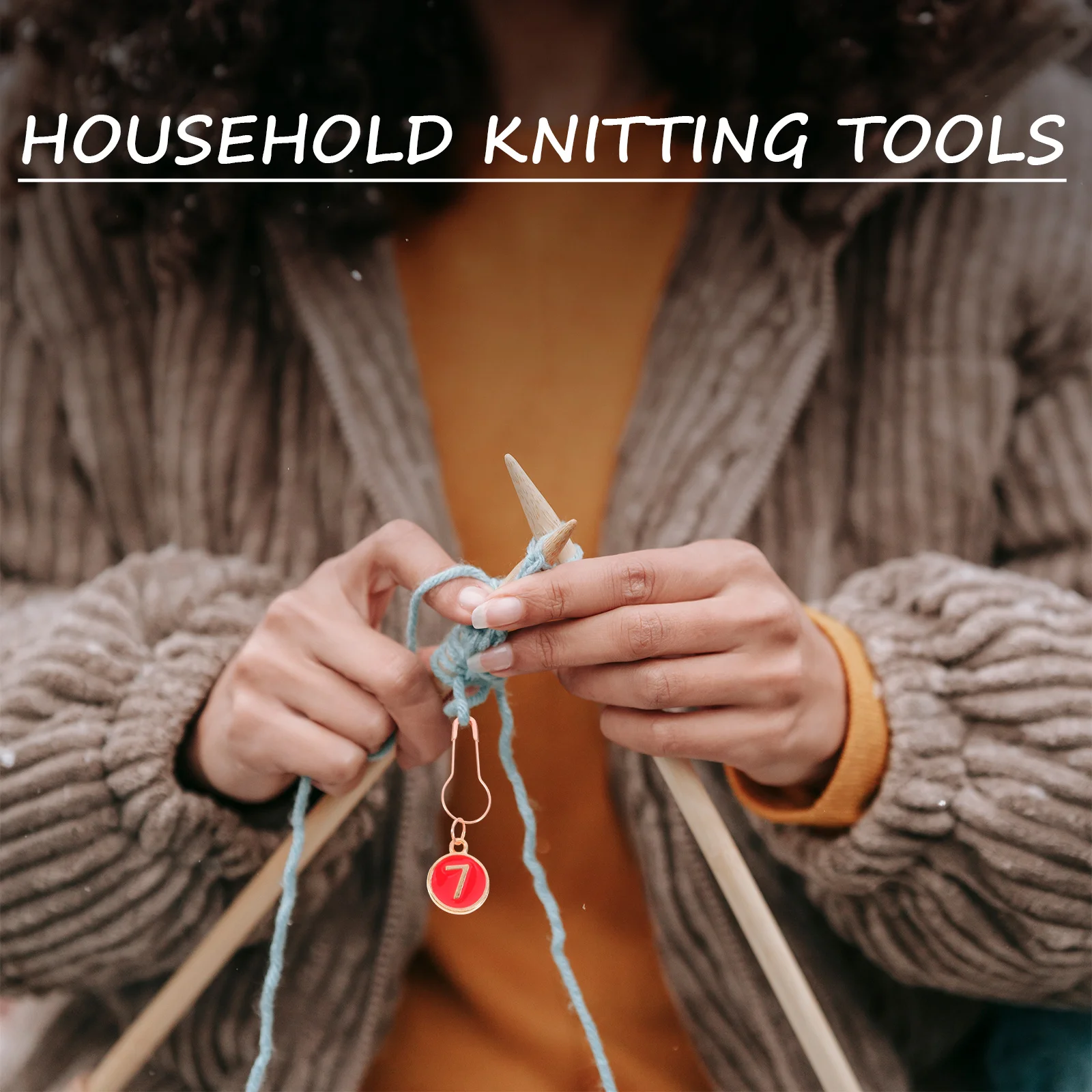 

10Pcs Knitting Row Counters Crochet Markers Set Alloy Stitching Tracker Portable DIY Knitting Crocheting Tools Colored Craft