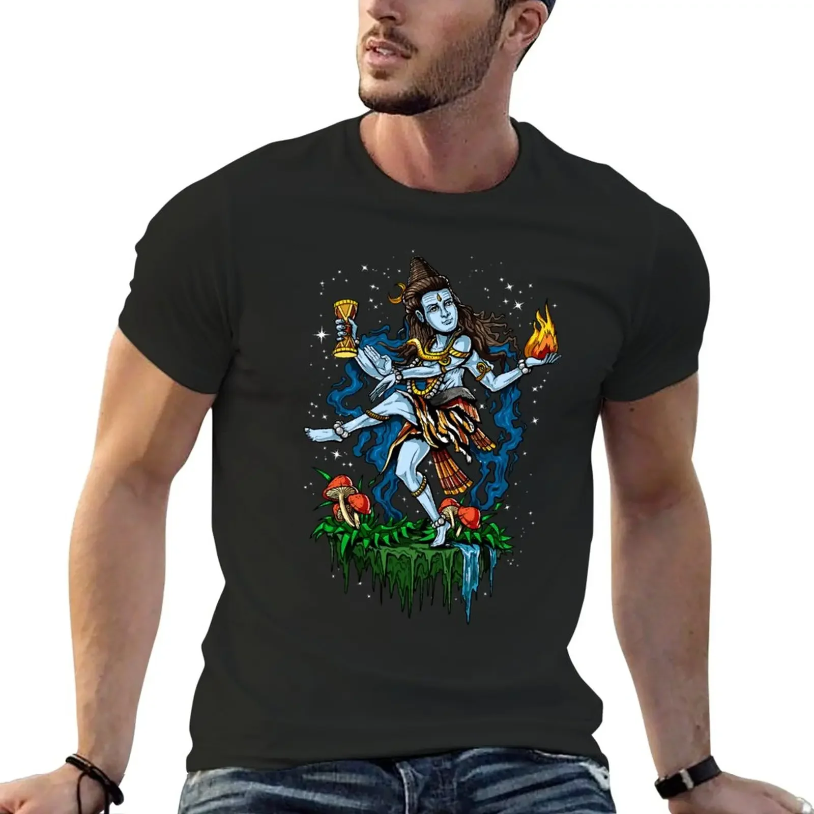 Shiva Nataraja T-Shirt hippie clothes for a boy quick drying men clothes