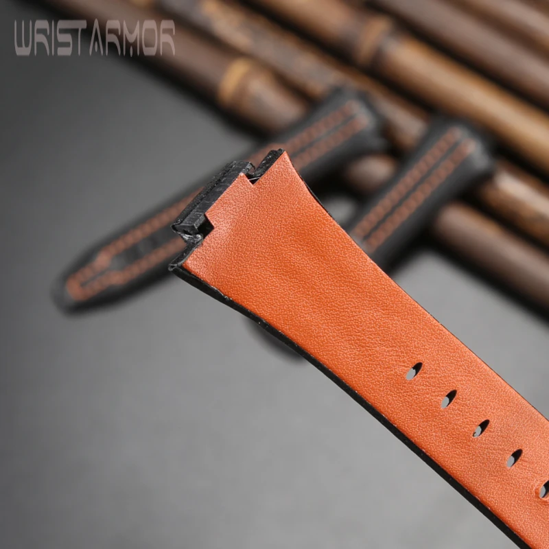 High Quality Leather Strap Suitable For Seiko SNL029P2 021P1S NA595P2 SNL017 Bracelet 27mm X 15mm Watch Accessories