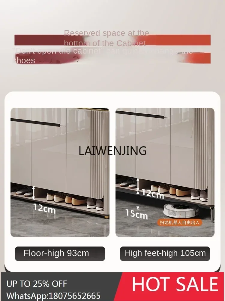 MJY light luxury household door high-end entry large-capacity entrance cabinet integrated partition explosion
