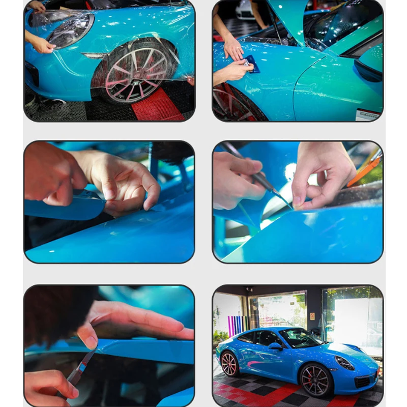 Folia ochronna na lakier samochodowy (PPF) z TPU satynowego, jakość 1.52*15M/rolka, 10 lat gwarancji, błyszcząca, samoregenerująca się, matowa, chroniąca karoserię przed zarysowaniami.