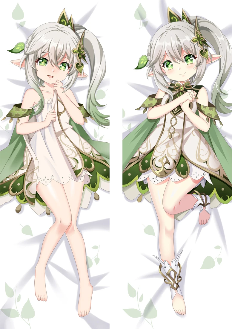 Jeu Impact Nahida Estimations er Lord Kusanali Cosplay, Dakimakura Taie d'oreiller, Hugging Body Prop