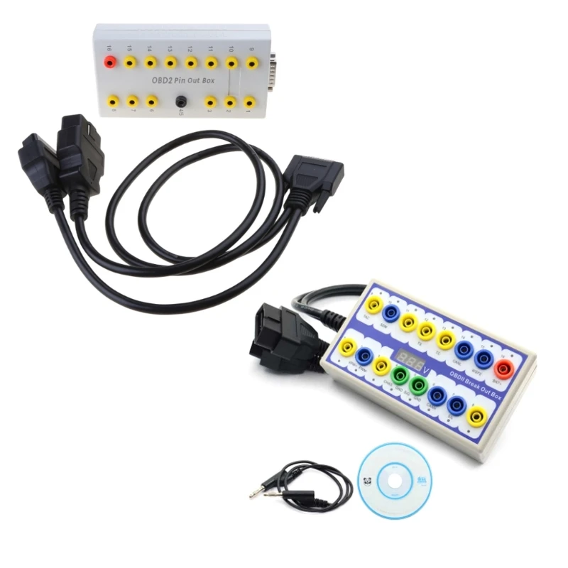 

OBD2 Automotive Diagnostic Detector Breakouts Box Tester OBDII Diagnostic Scan Tool Assistant Breakouts Box
