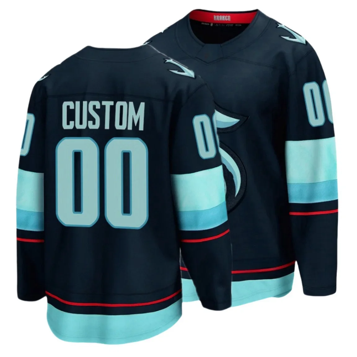 Camiseta de Hockey sobre hielo para hombre, Jersey personalizado de los Caballeros de Seattle, n. ° 31, N. ° 29, Vince Dunn, n. ° 37, Yanni, Gourde, n. ° 10, Beniers