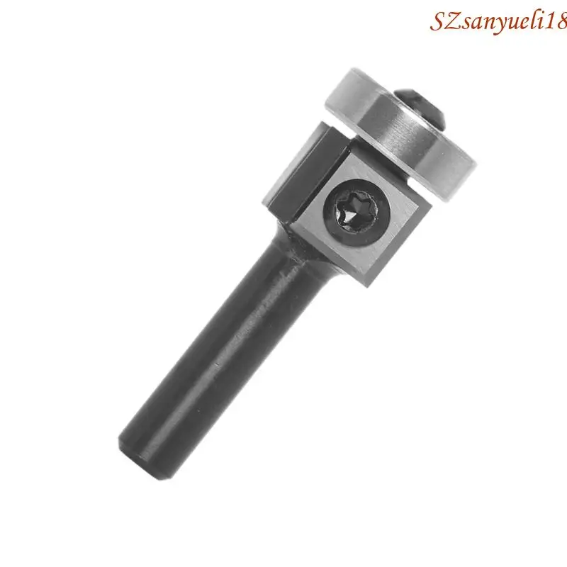 94pc Muster Flush Trim Router Bit 8mm Schaft, oberes Lager Flush Gerade geschnittene Trim -Router Bit für Holzbearbeitung