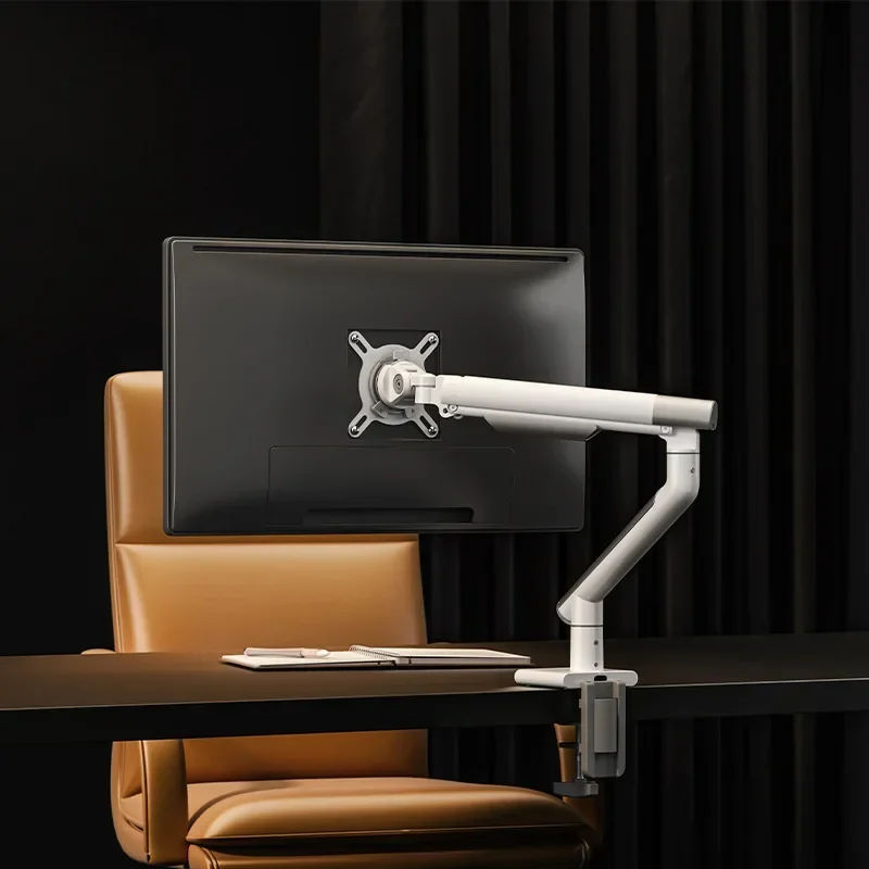 

Desktop computer monitor, robotic arm bracket, simple non-porous, universal rotation telescopic bottom