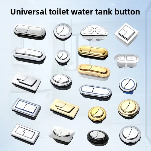 Piezas de tanque de doble botón de descarga de inodoro de 48MM, accesorios, botón pulsador de inodoro, herramienta de cierre, tapa de válvula, accesorio de baño, WC DIY
