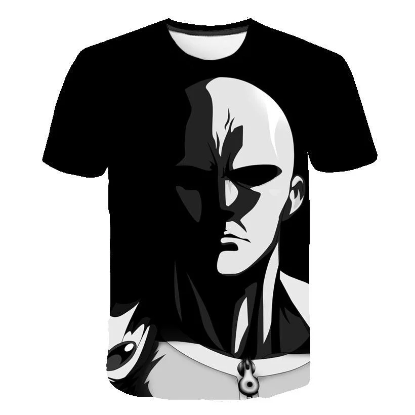 Japan Anime One Punch Man 3D T Shirt Women Men Summer Short Sleeve Funny Tshirt Graphic Tees Saitama Oppai Cosplay Streetwear