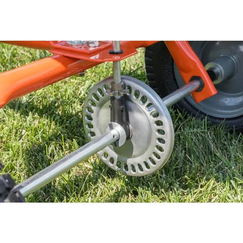 HOME.45-0547 185 lb Tow-Behind Lawn & Garden Broadcast Spreader for Seed,Fertilizer,Salt,Ice Melt; Easy to use Flow Control from