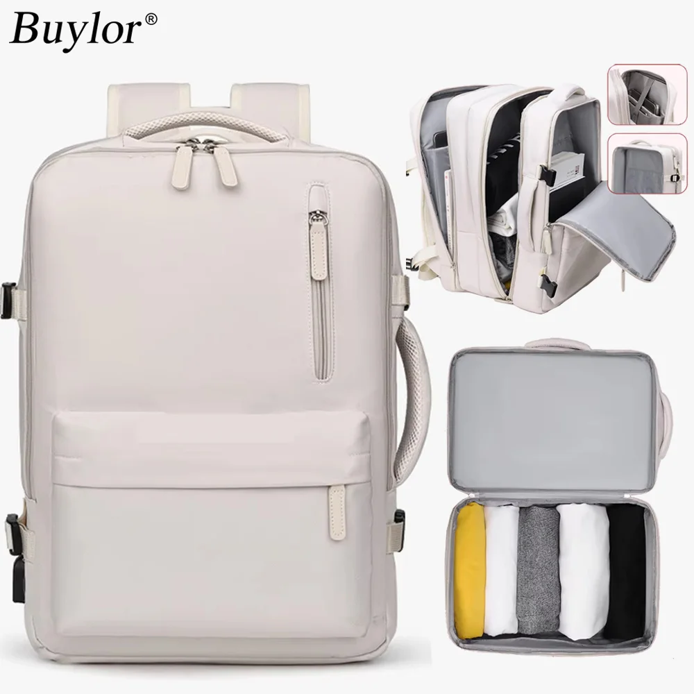 Buylor Easyjet Backpack 45x35x20 Cabin Luggage Backpack for Airplane Large Capacity Travel Backpack Women Carry On Laptop Bags