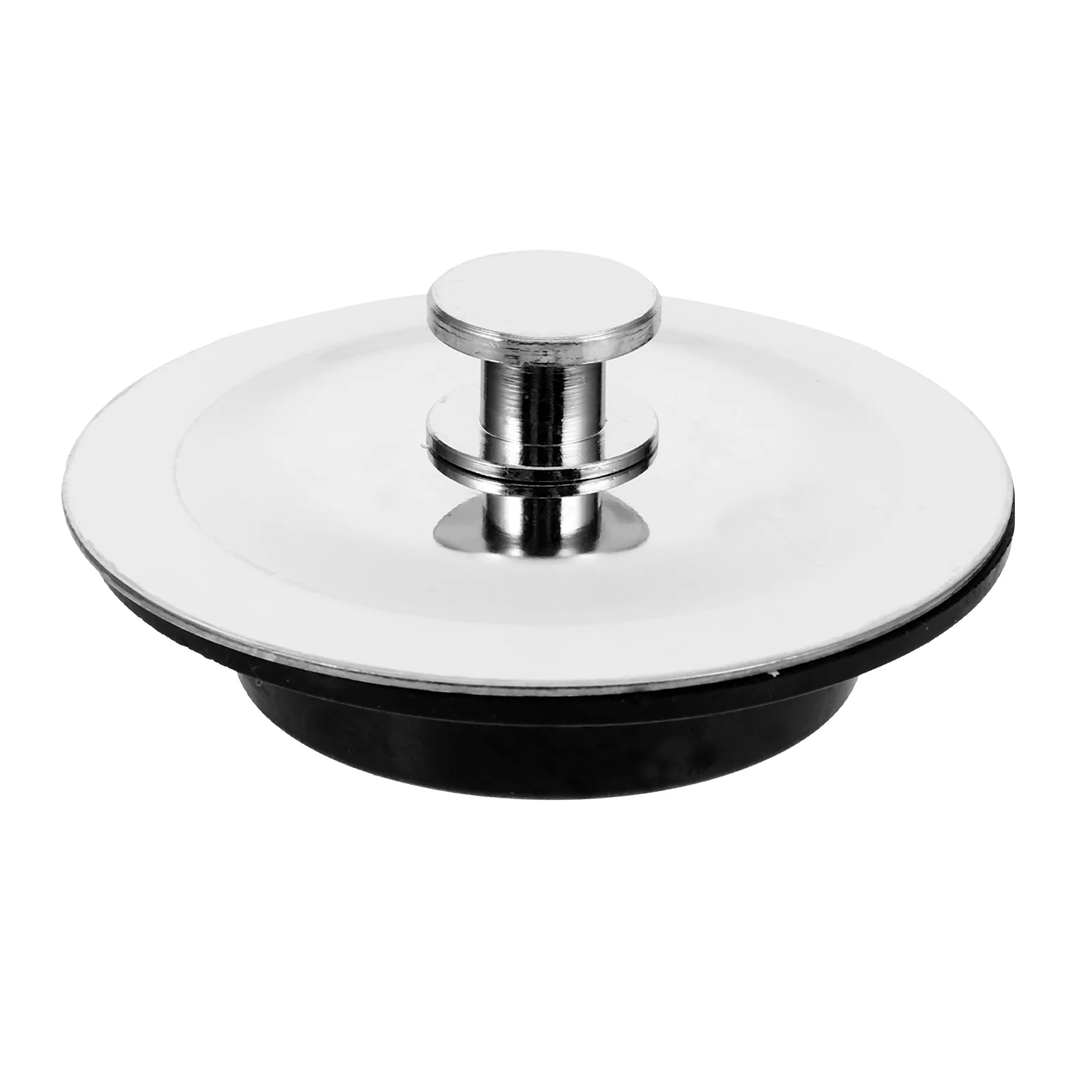 Tub Drain Hair Catcher and Stopper Bathtub Drain Cover Bath Drain Stopper Tub for （Black Rub