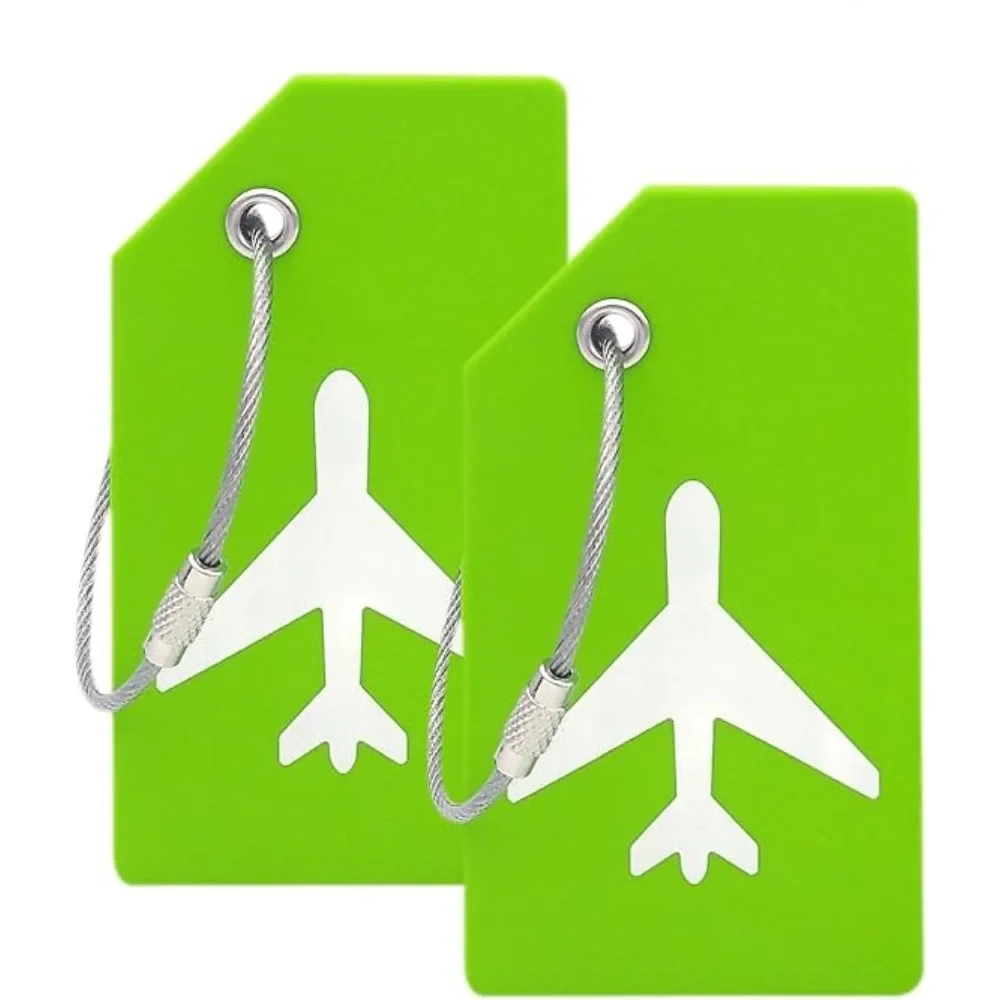 

Silicone Luggage Tag with Name ID Card Perfect to Quickly Spot Luggage Suitcase